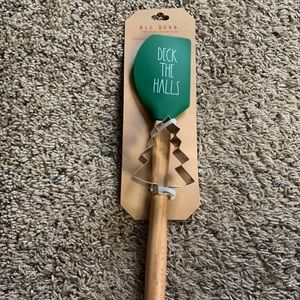Rae Dunn deck the halls rubber spatula.